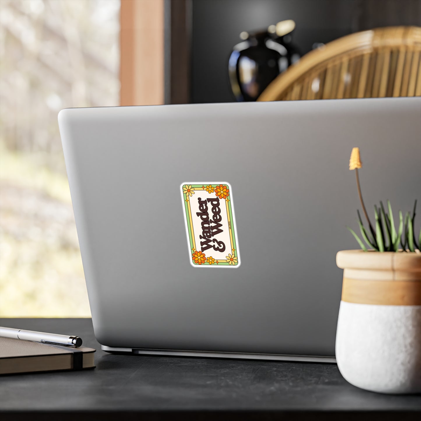 "Wander & Weed" Vinyl Decal Sticker