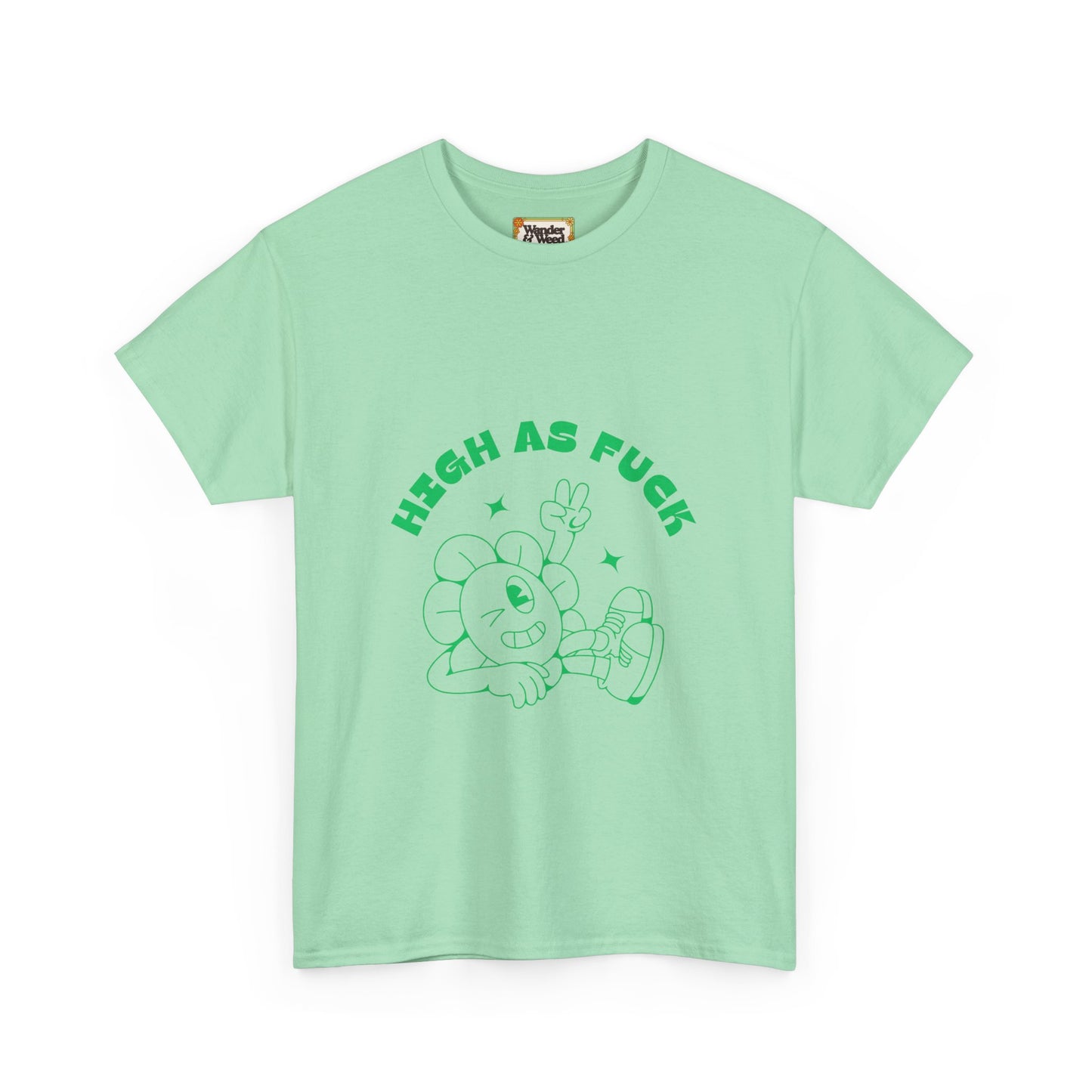 "High as F&%# Flower" Men's Cotton Tee