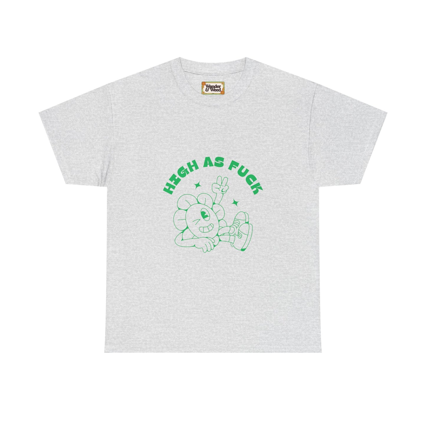 "High as F&%# Flower" Men's Cotton Tee