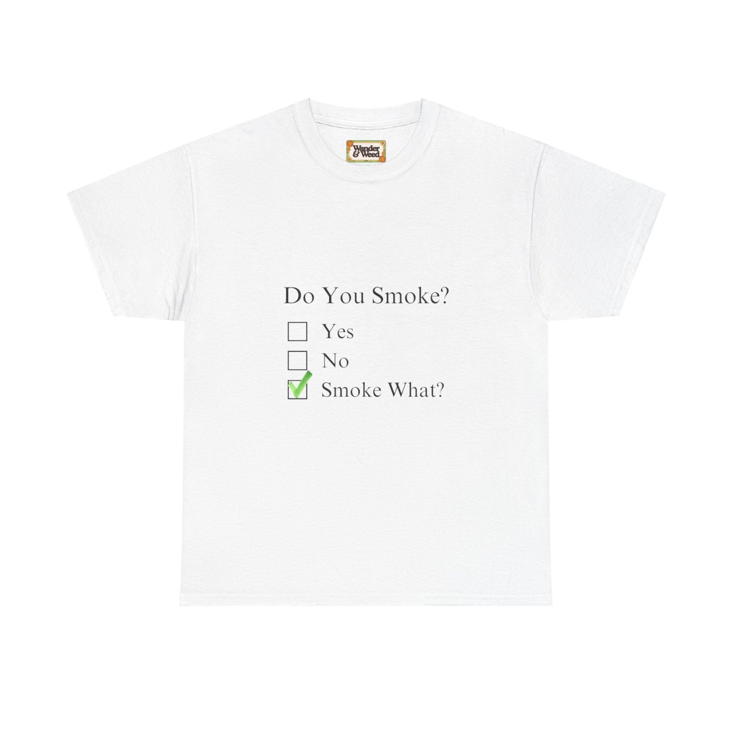 "Smoking Questionnaire" Men's Cotton Tee