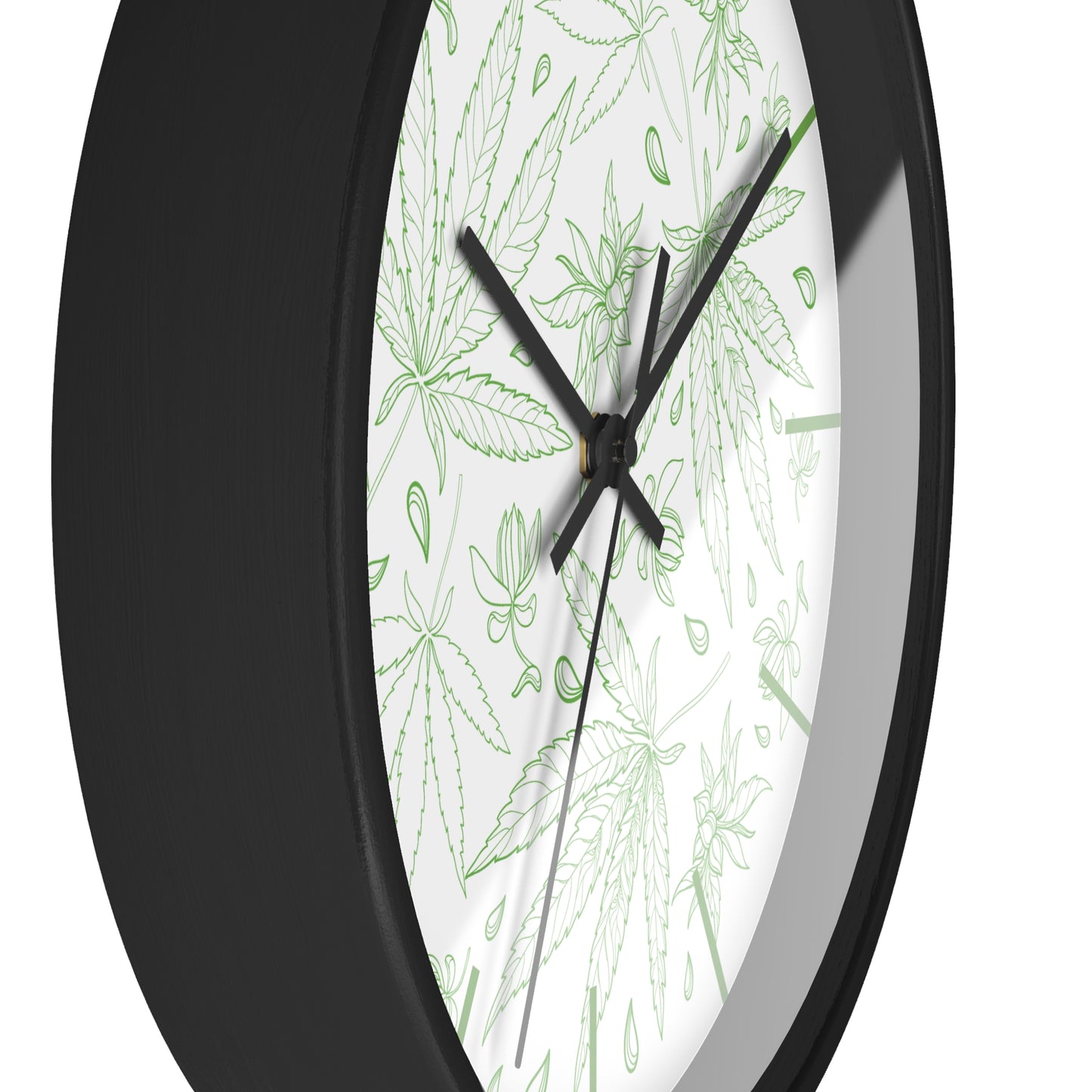 Floral Weed Wall Clock