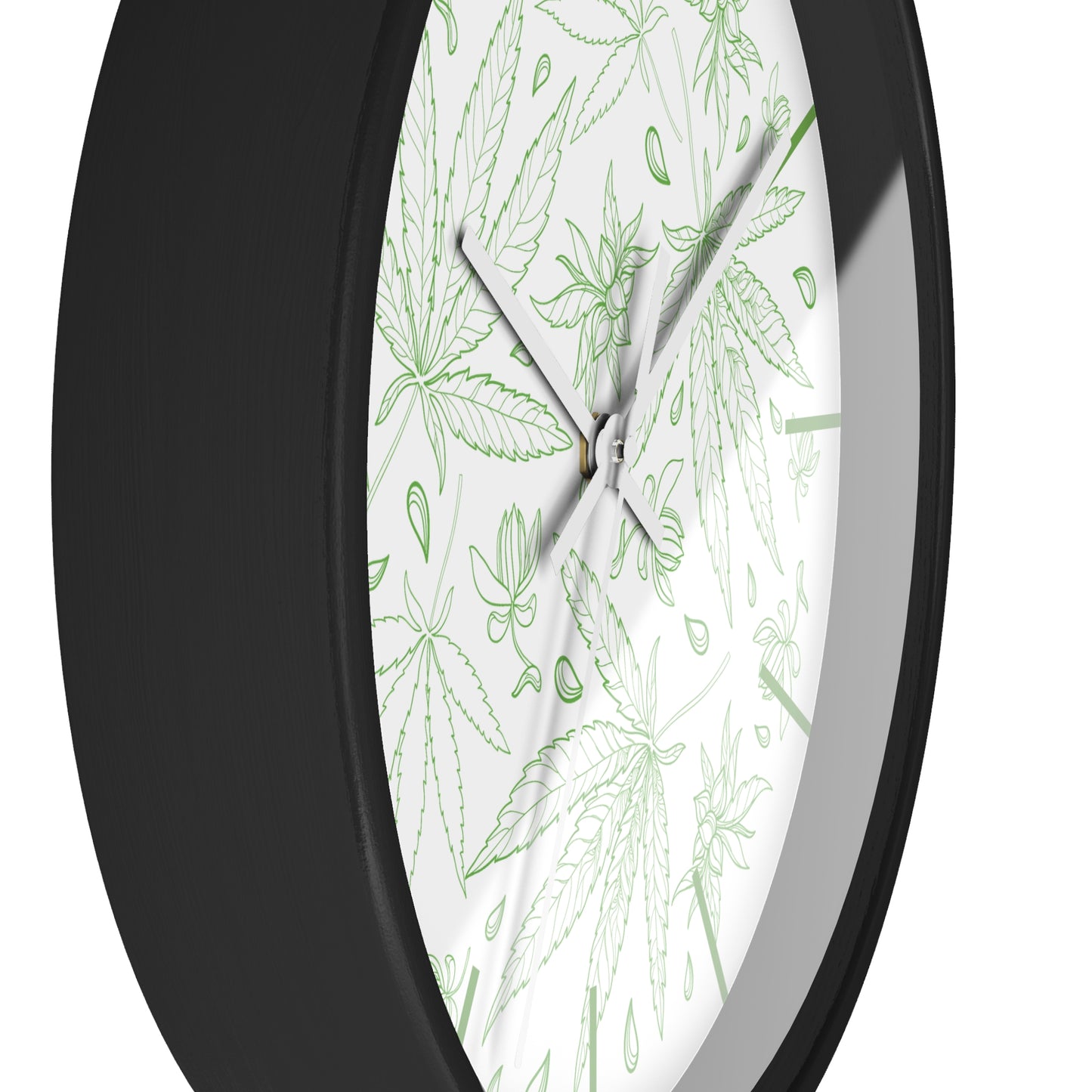 Floral Weed Wall Clock