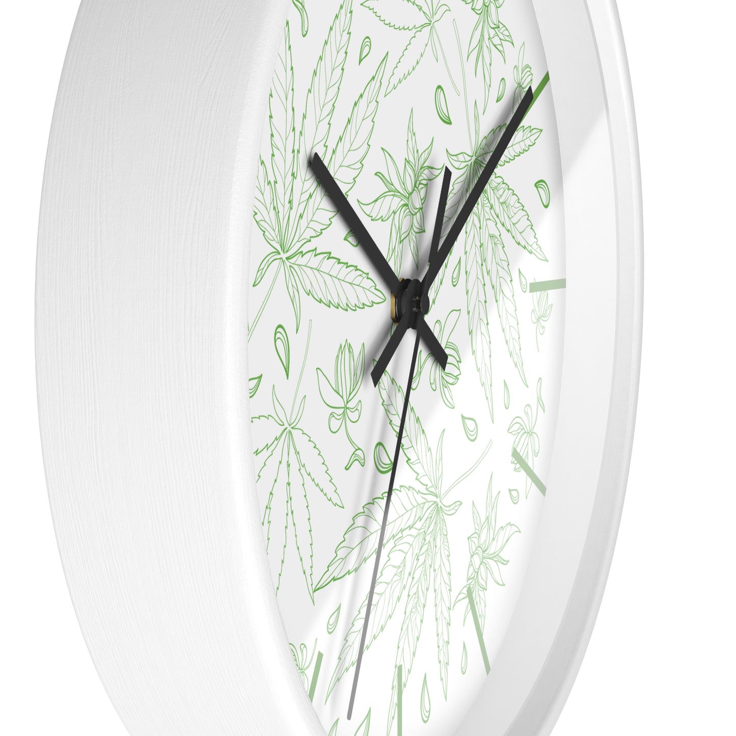 Floral Weed Wall Clock