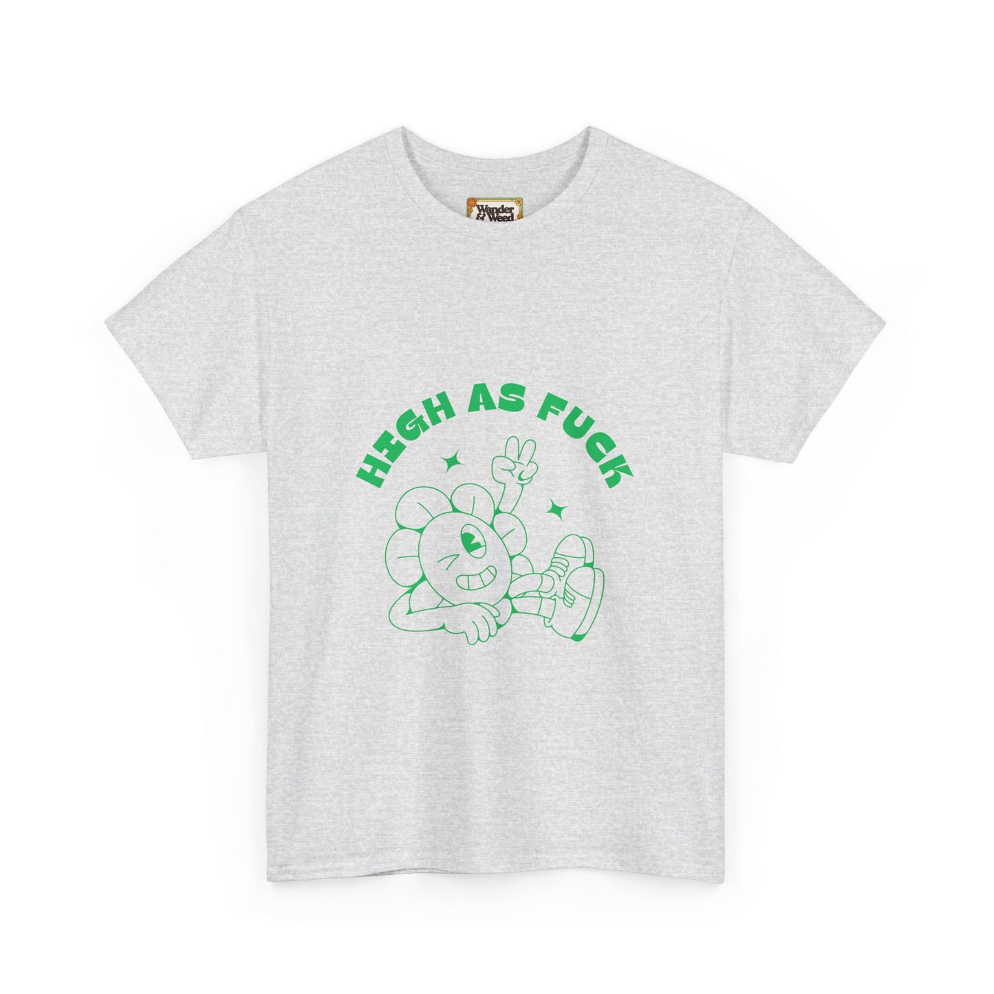 "High as F&%# Flower" Men's Cotton Tee