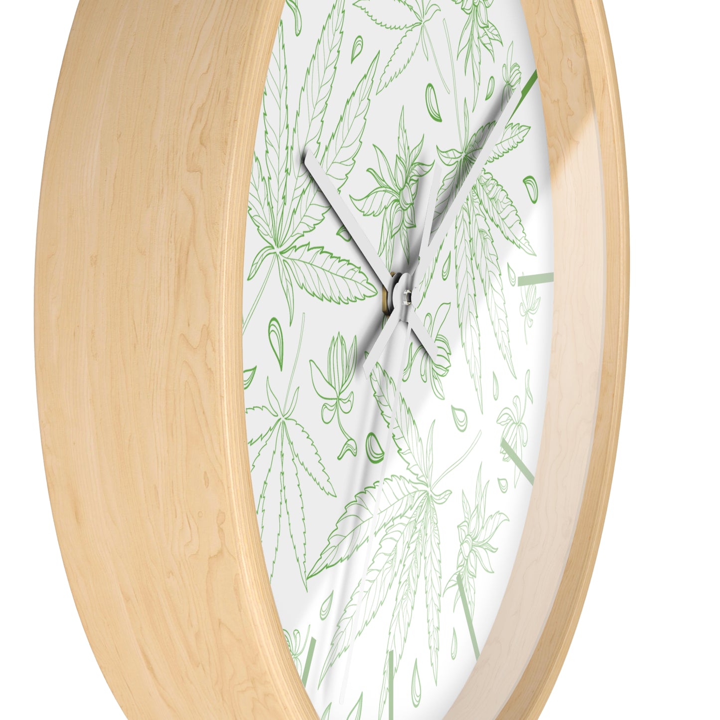 Floral Weed Wall Clock