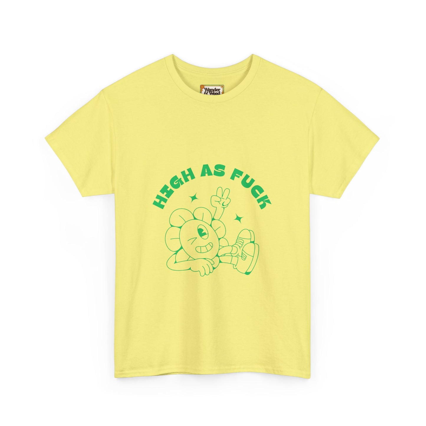 "High as F&%# Flower" Men's Cotton Tee