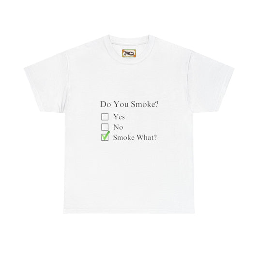"Smoking Questionnaire" Men's Cotton Tee