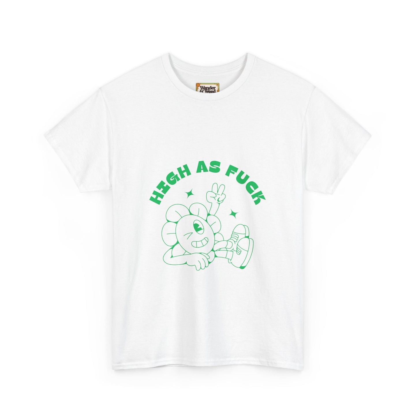 "High as F&%# Flower" Men's Cotton Tee