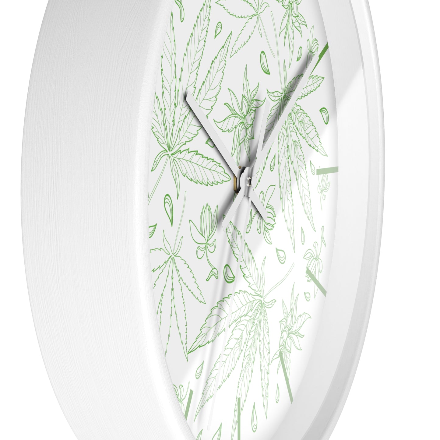 Floral Weed Wall Clock