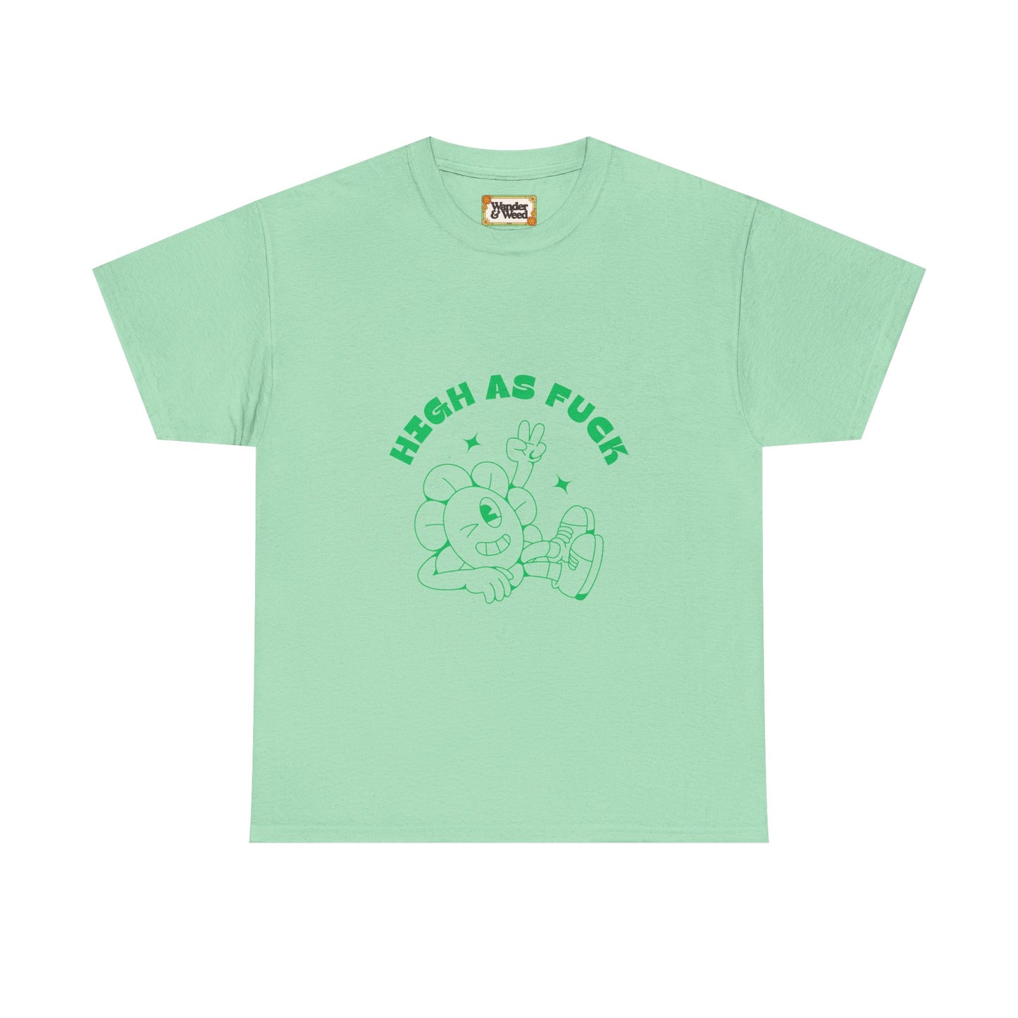 "High as F&%# Flower" Men's Cotton Tee