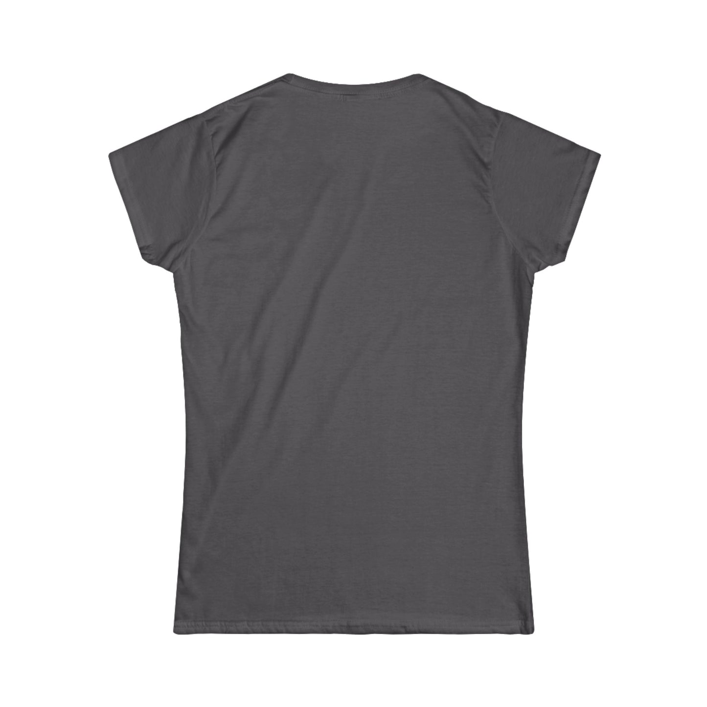 "How My T*tties Look on Drugs" Funny Women's Soft Style Tee (White Lettering)