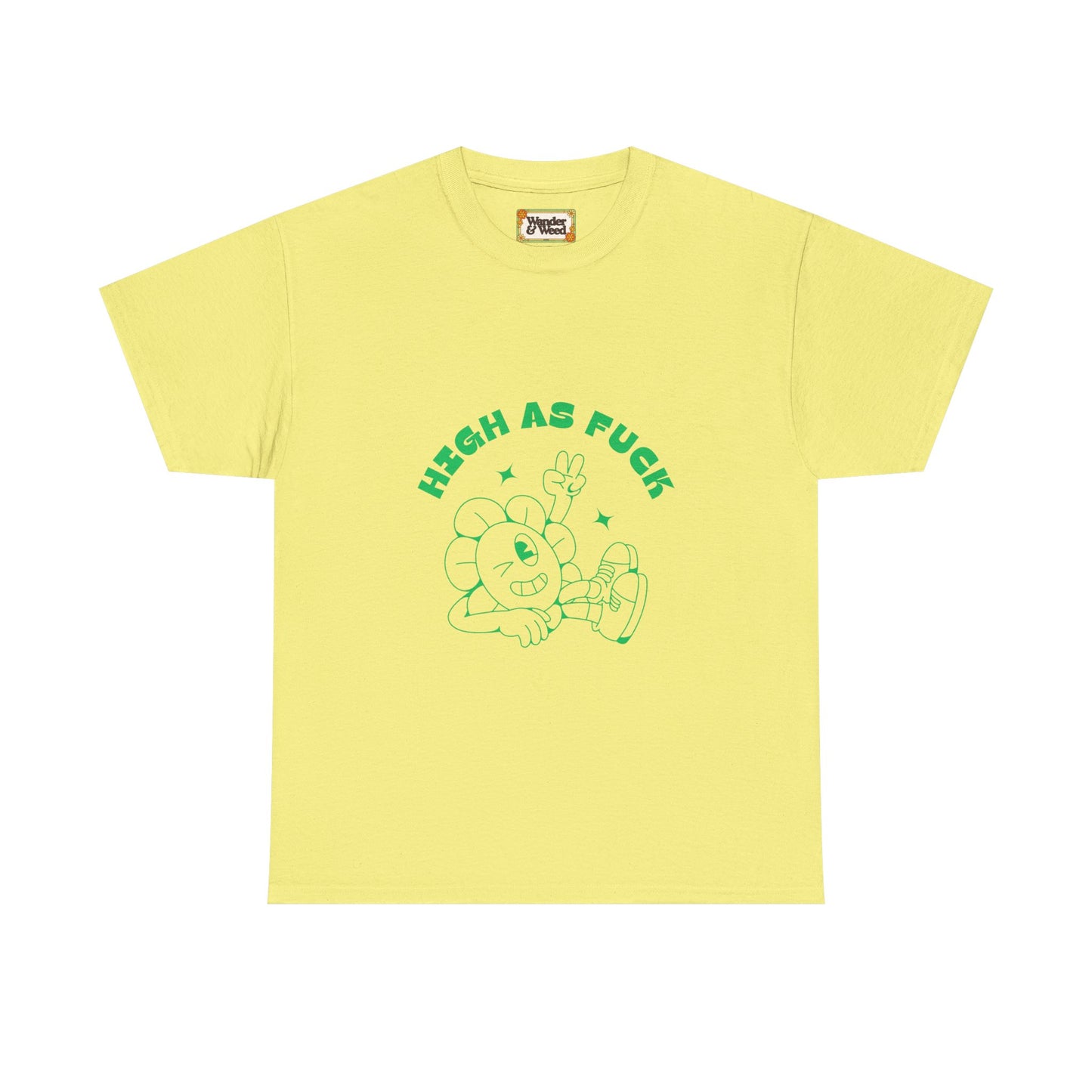 "High as F&%# Flower" Men's Cotton Tee