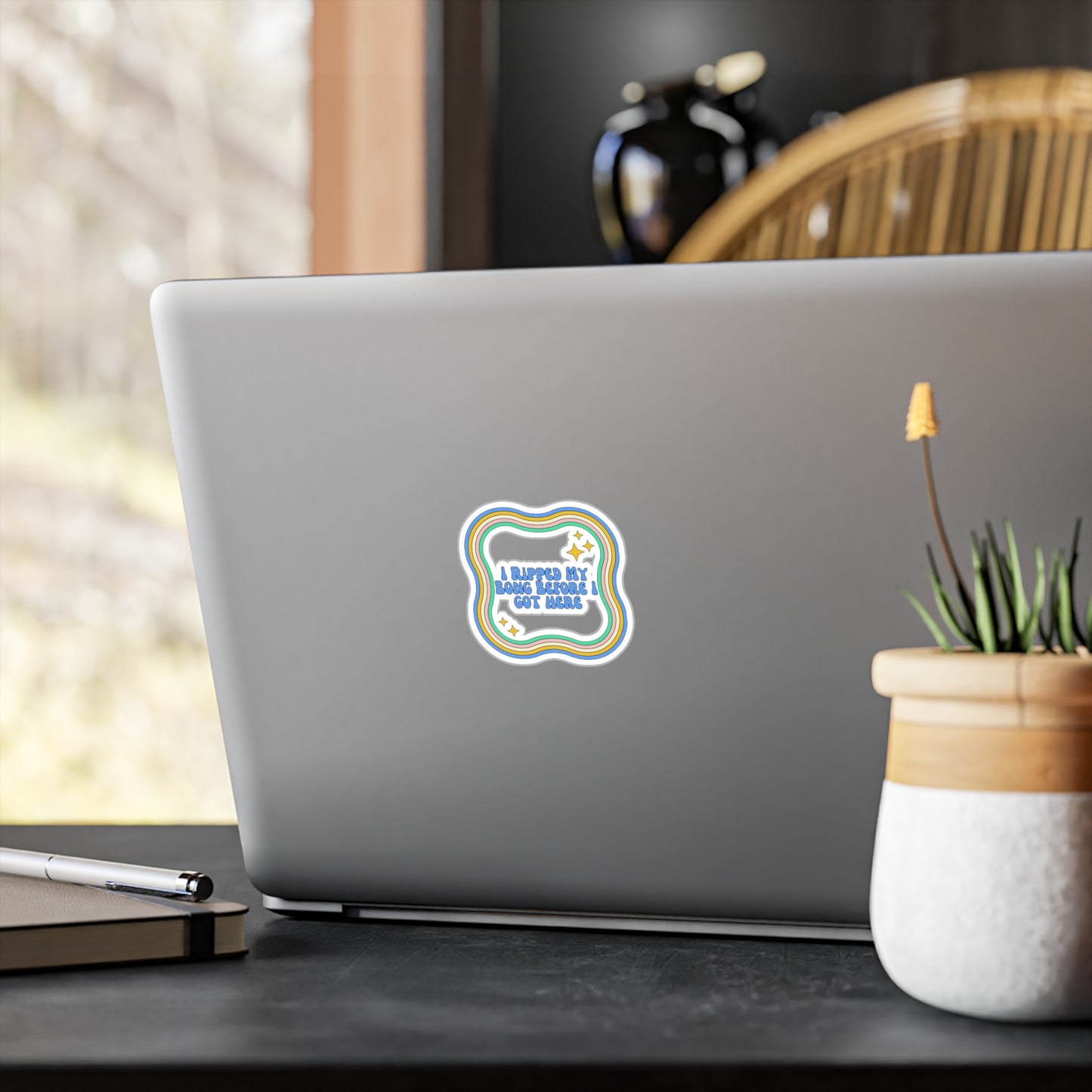 "I Ripped my Bong Before I got Here" Vinyl Decal Sticker