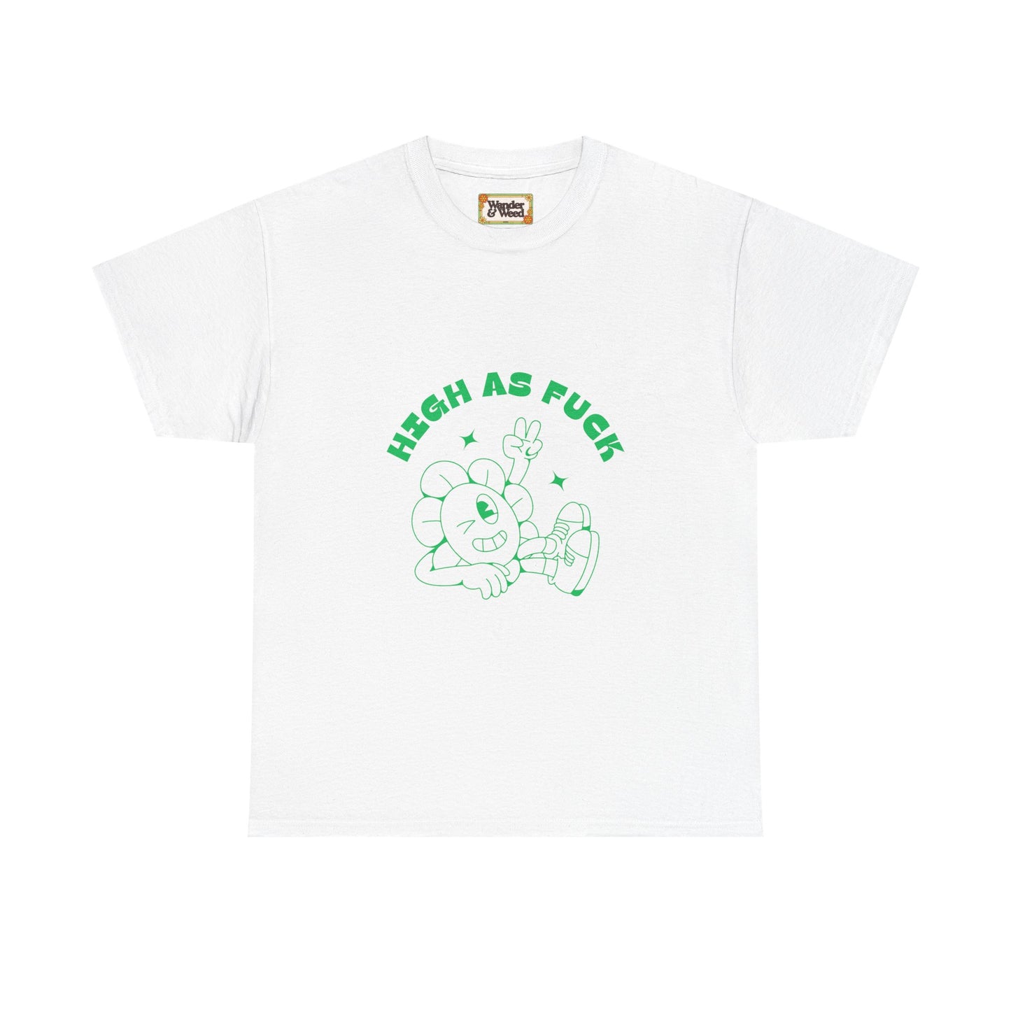 "High as F&%# Flower" Men's Cotton Tee
