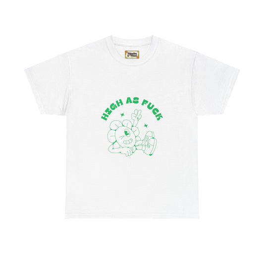 "High as F&%# Flower" Men's Cotton Tee